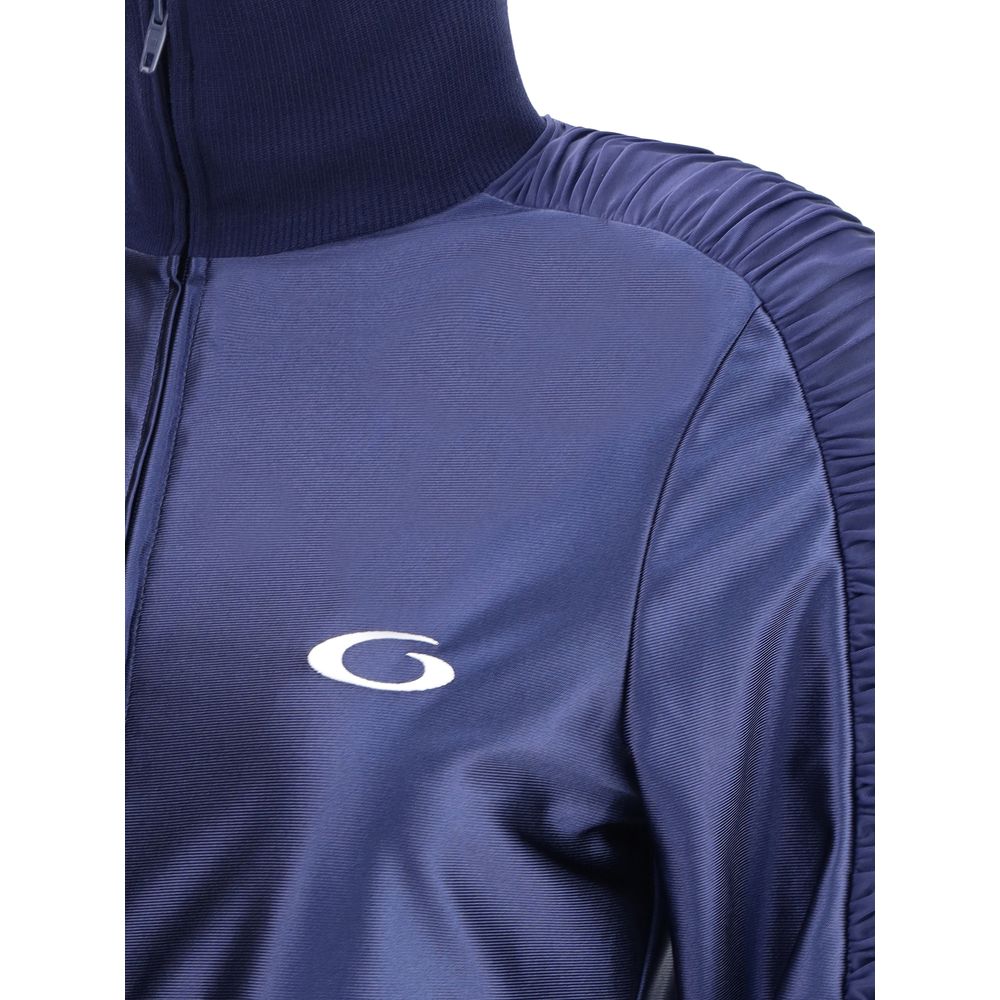 Balenciaga Glänzender, taillierter Jersey Trainingsanzug Kleid