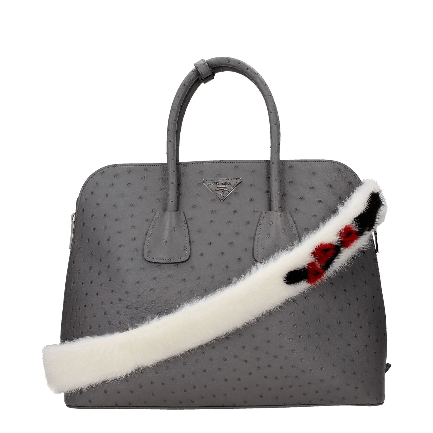 Prada Weiße Leder Umhängetaschen