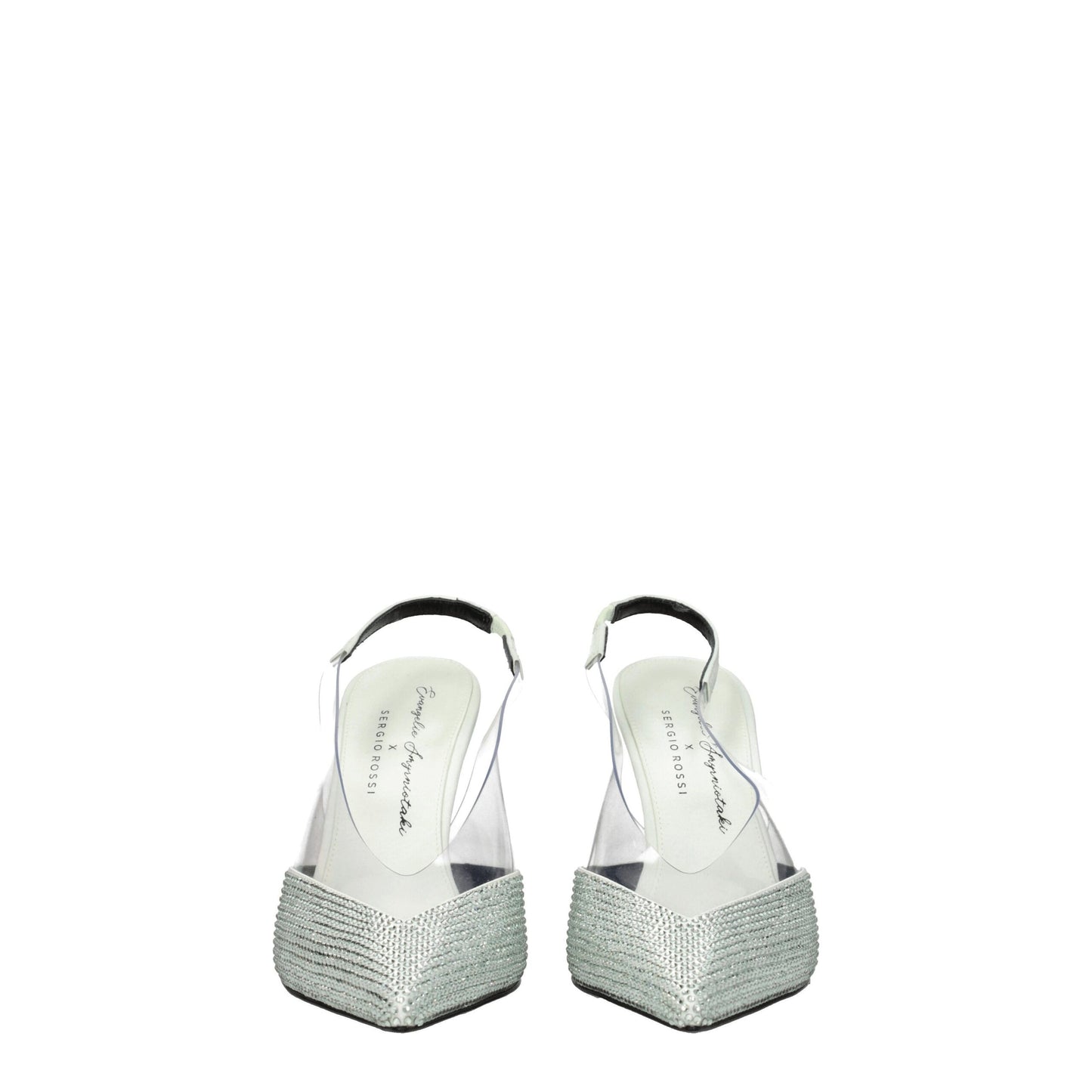 Sergio Rossi Grüne Satin High Heel Pumps
