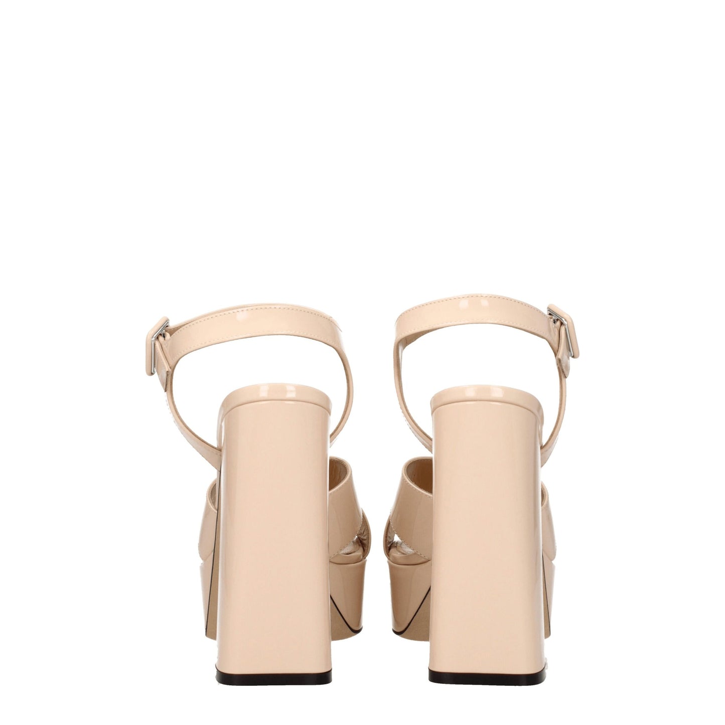 Sergio Rossi Rosa Leder-Plateaus