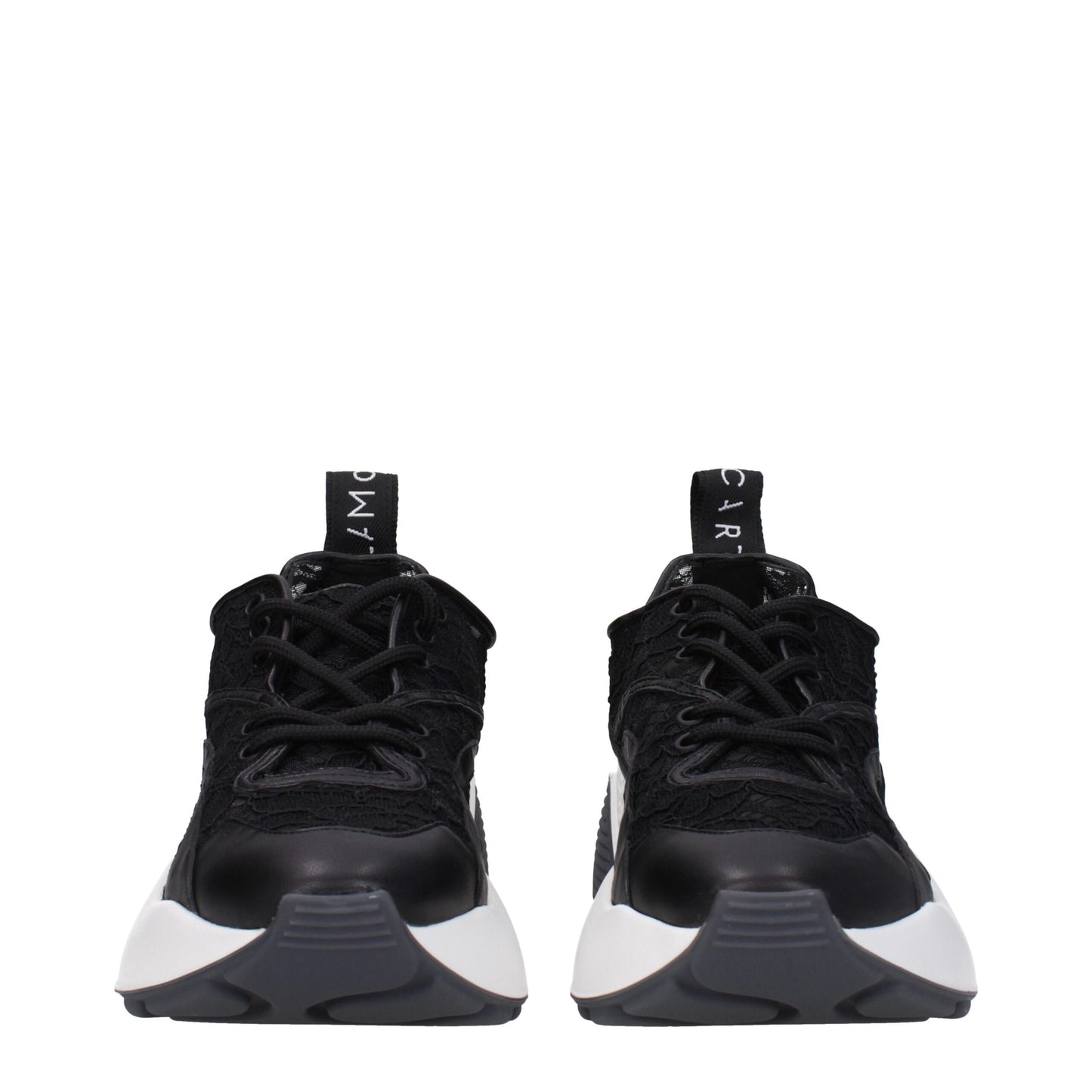 Stella McCartney Schwarzer Stoff Chunky Sneakers