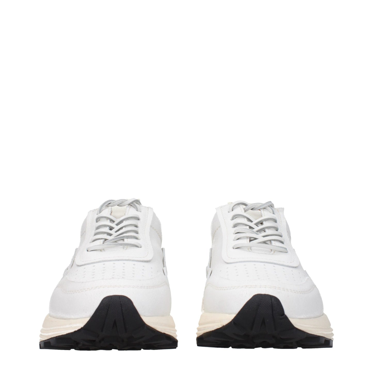 Buttero Chunky Sneakers aus weißem Leder