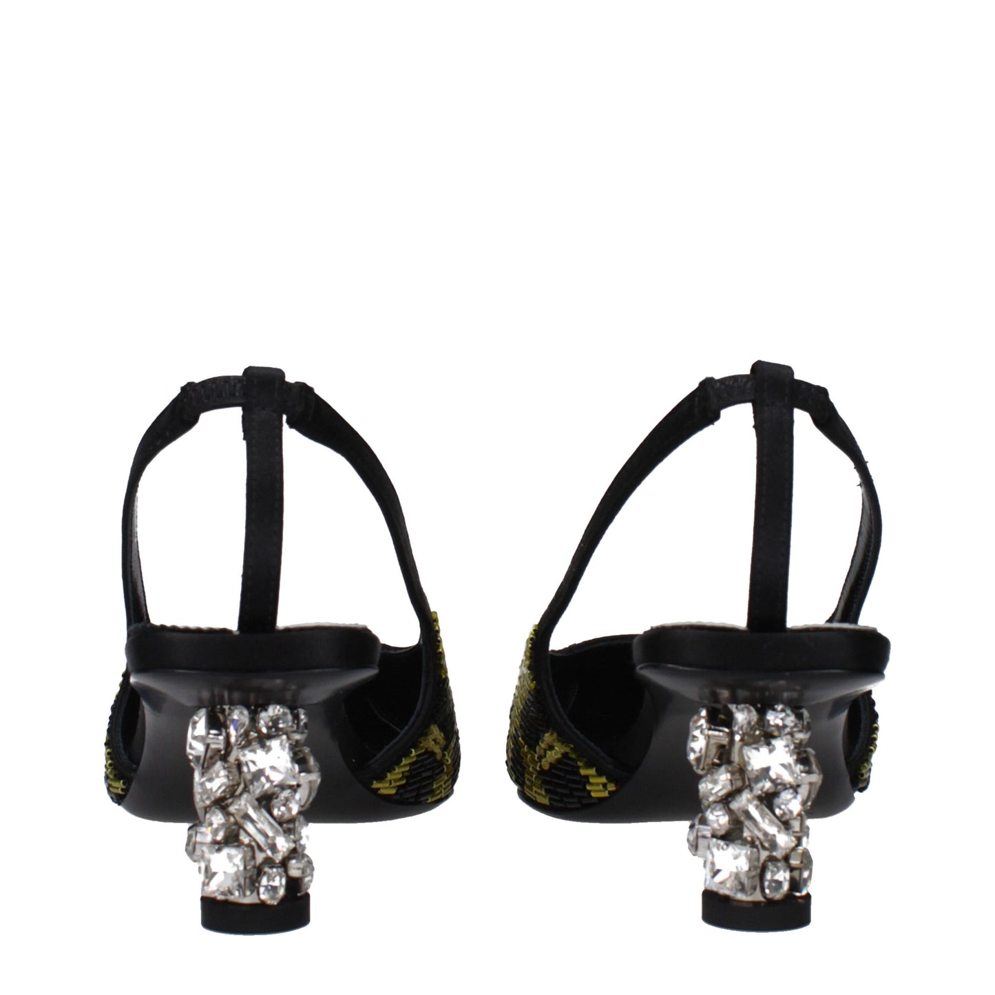 Tom Ford Gelbe Satin Stiletto Heels Sandalen