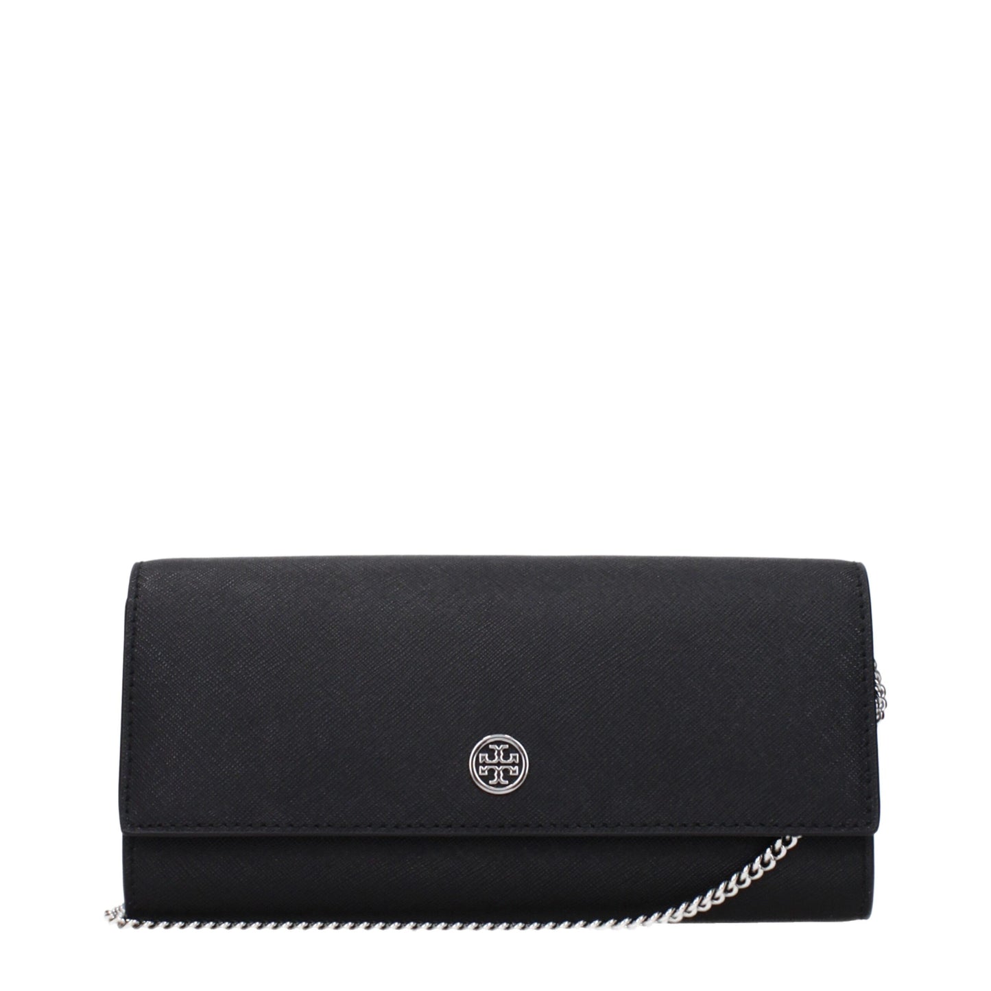 Tory Burch Schwarze Leder Clutch Bags