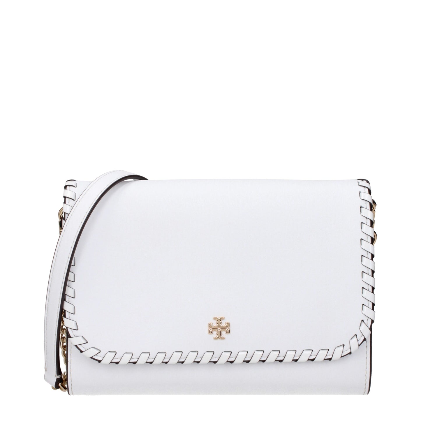 Tory Burch Weiße Leder Clutch Bags
