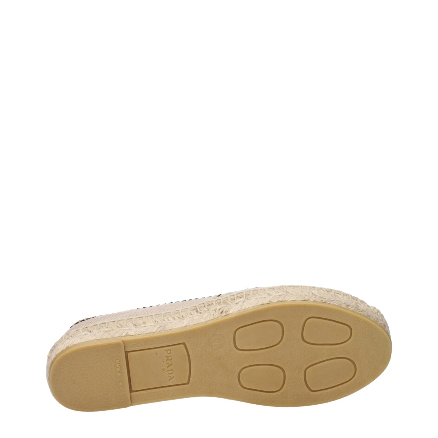 Prada Espadrilles aus beigem Stoff