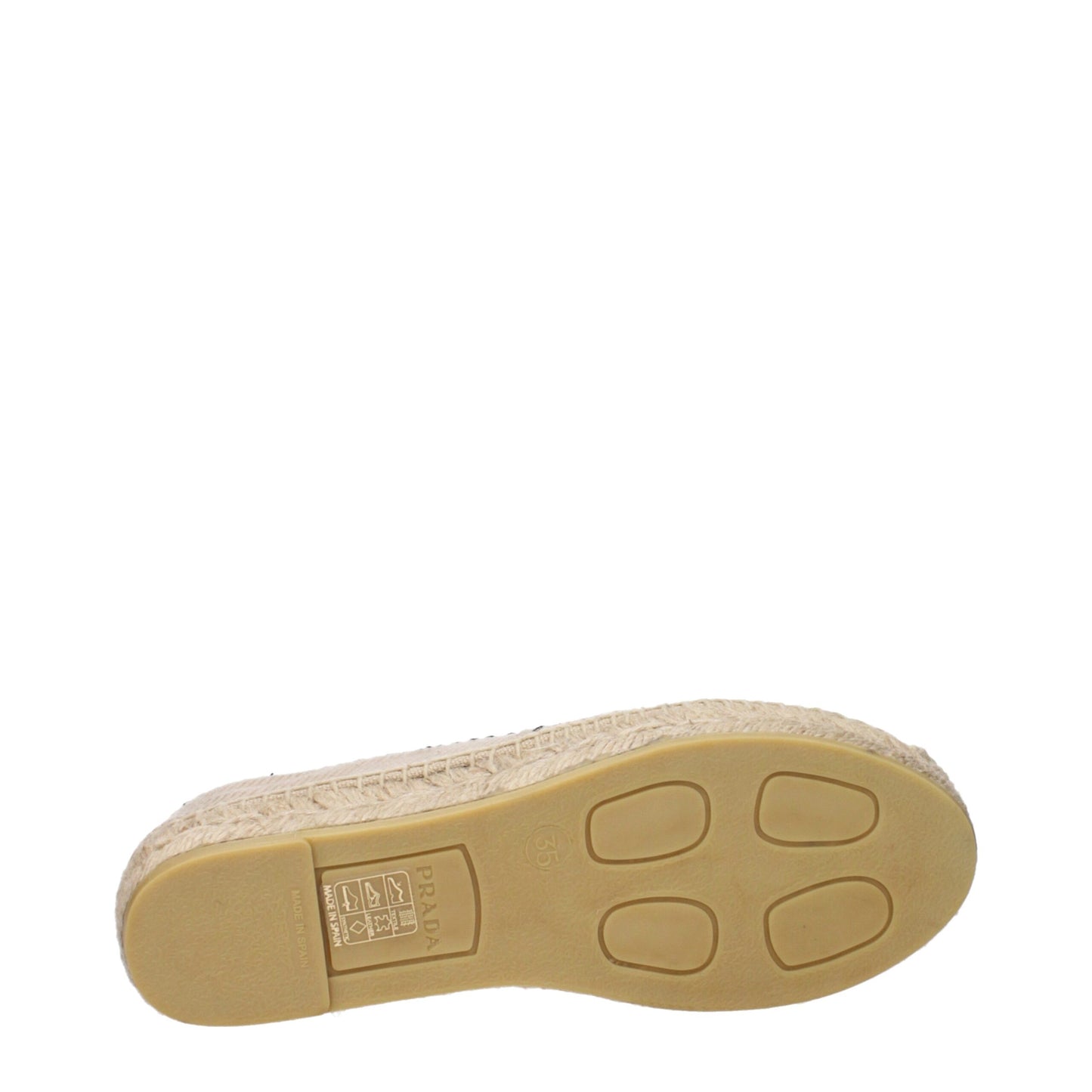 Prada Espadrilles aus beigem Stoff