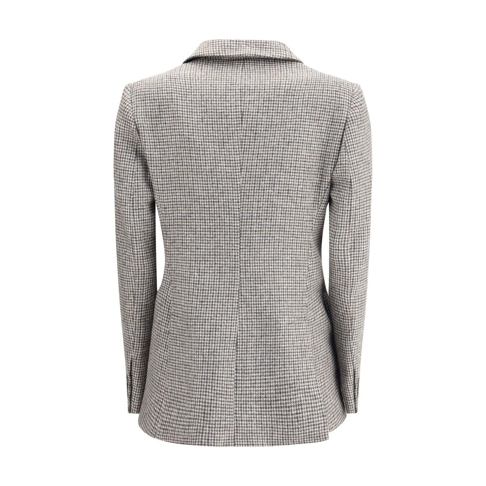P.A.R.O.S.H. Jacke mit Hahnentrittmuster