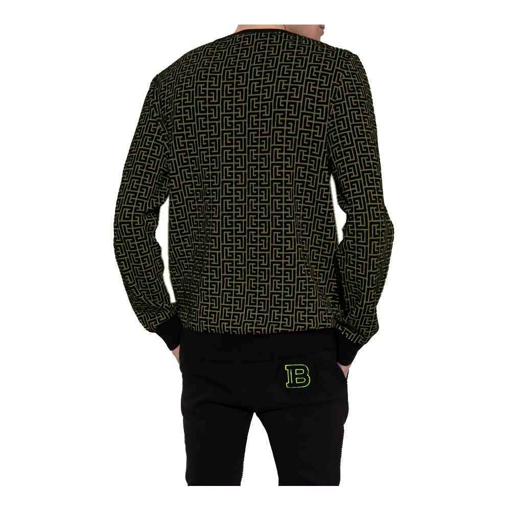 Balmain Grüner Pullover aus Wolle