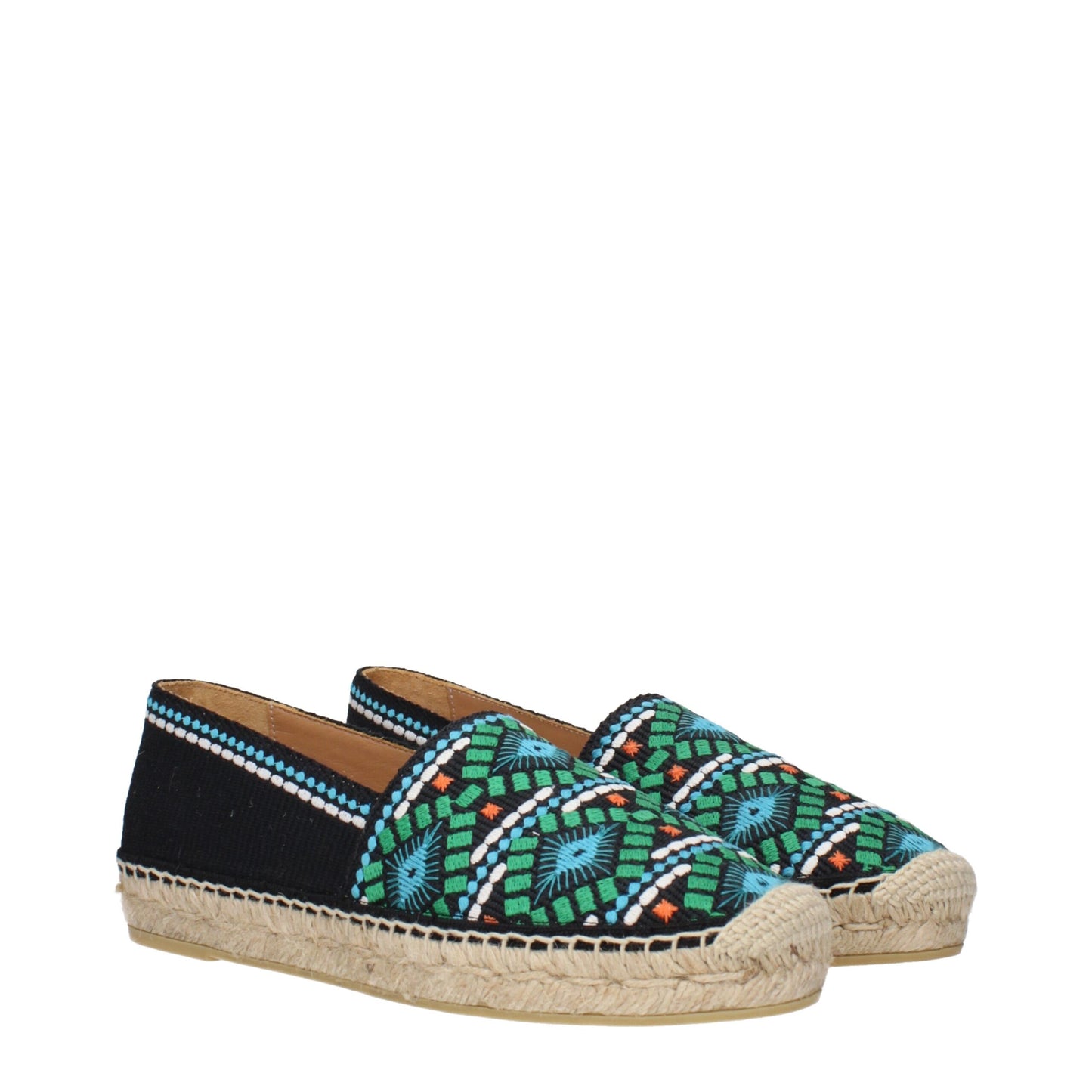 Prada Espadrilles aus schwarzem Stoff