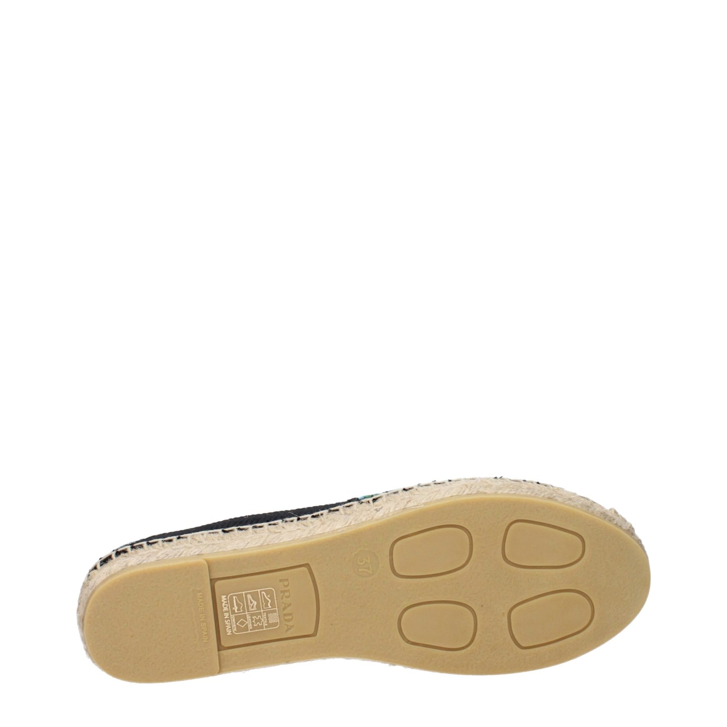 Prada Espadrilles aus schwarzem Stoff
