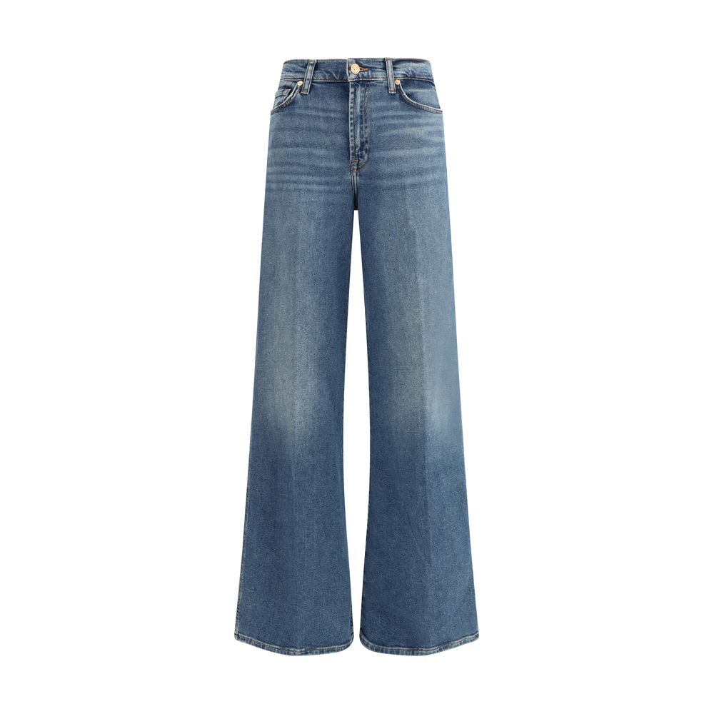 7FOR Lotta Luxe Jeans mit weitem Bein