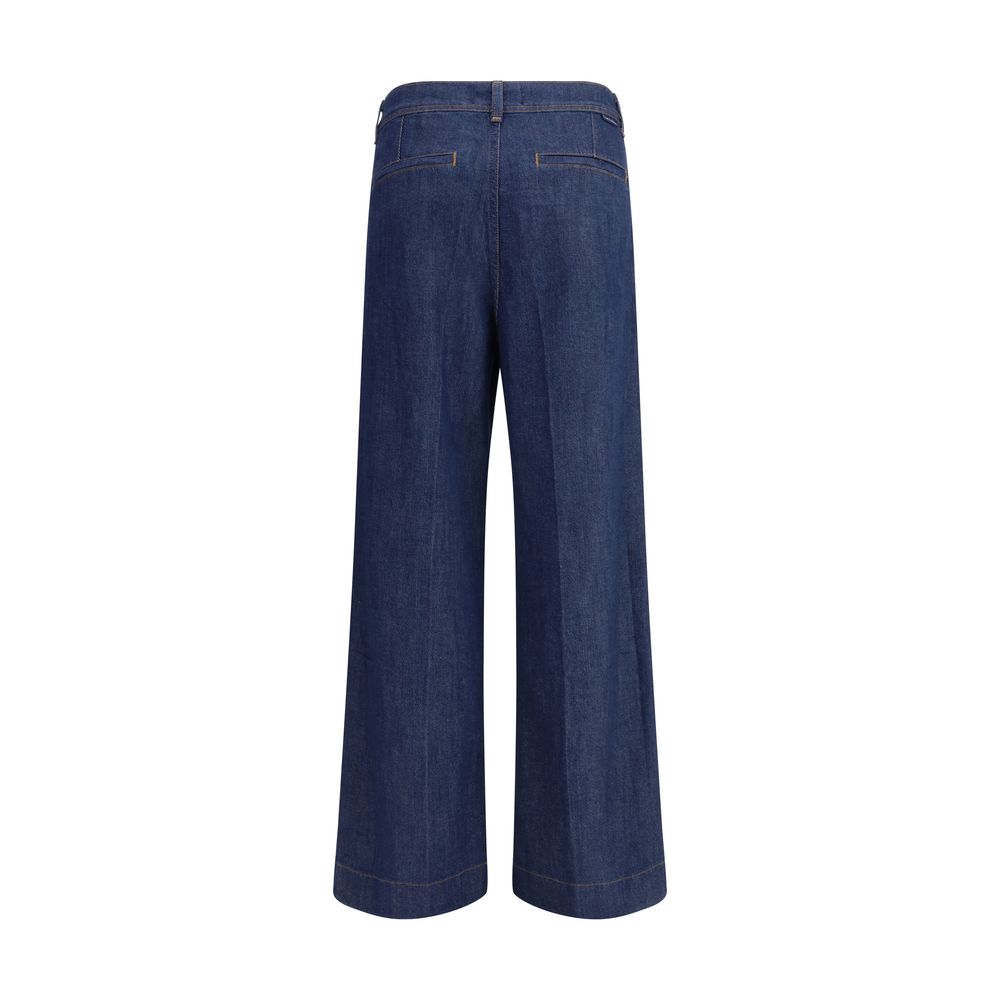 7FOR Halona Jeans mit weitem Bein