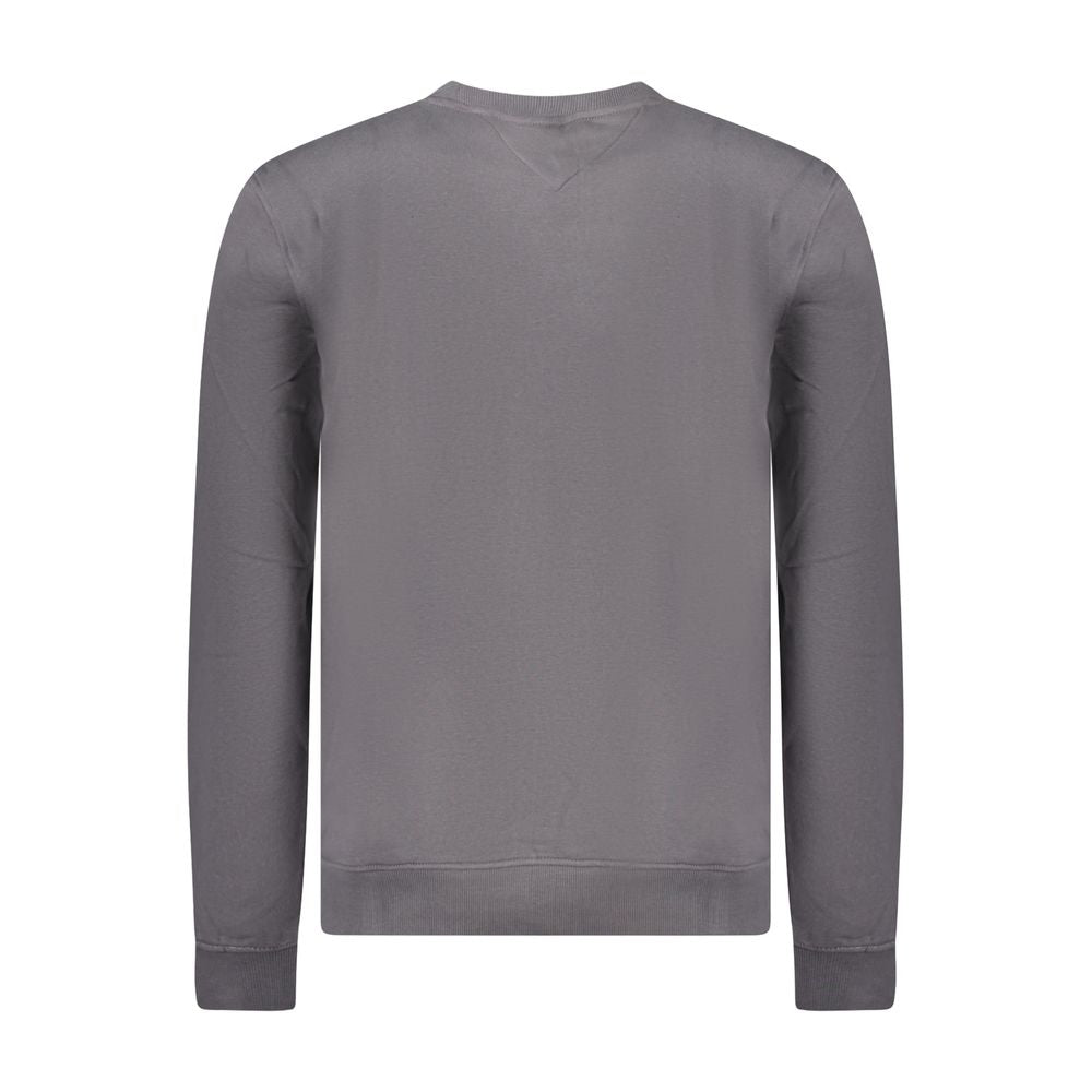 Tommy Hilfiger Grauer Baumwollpullover für Männer