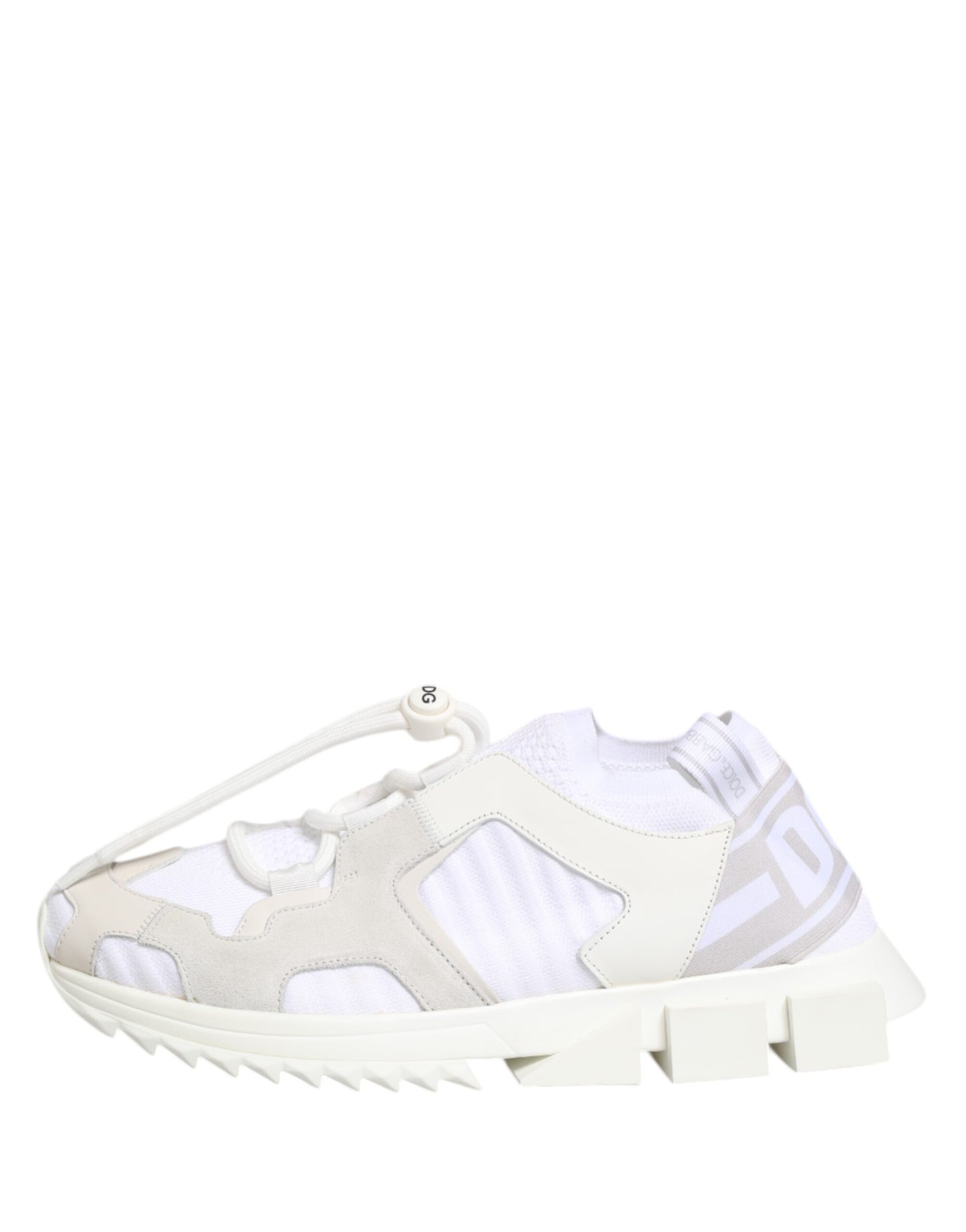 Dolce & Gabbana Weiß Sorrento Low Top Lace Up Turnschuhe Schuhe