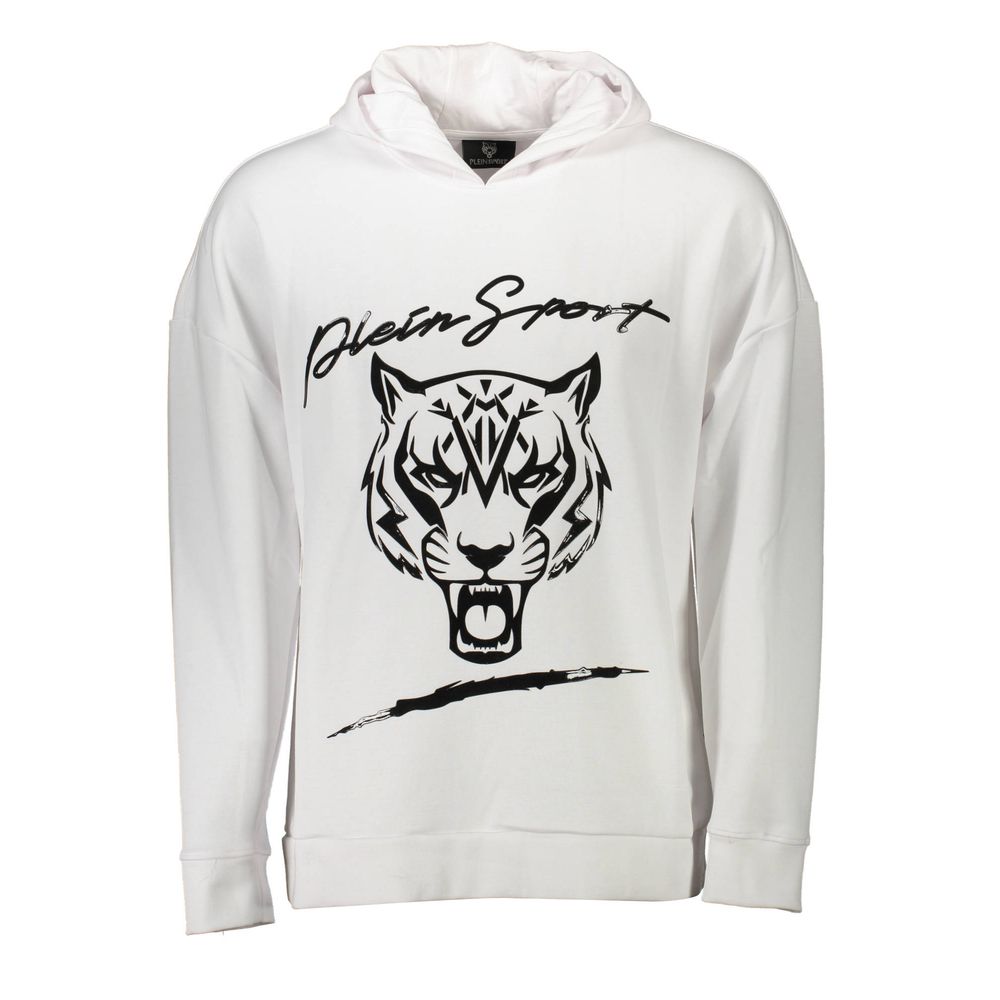 Plein Sport Weißer Baumwollpullover