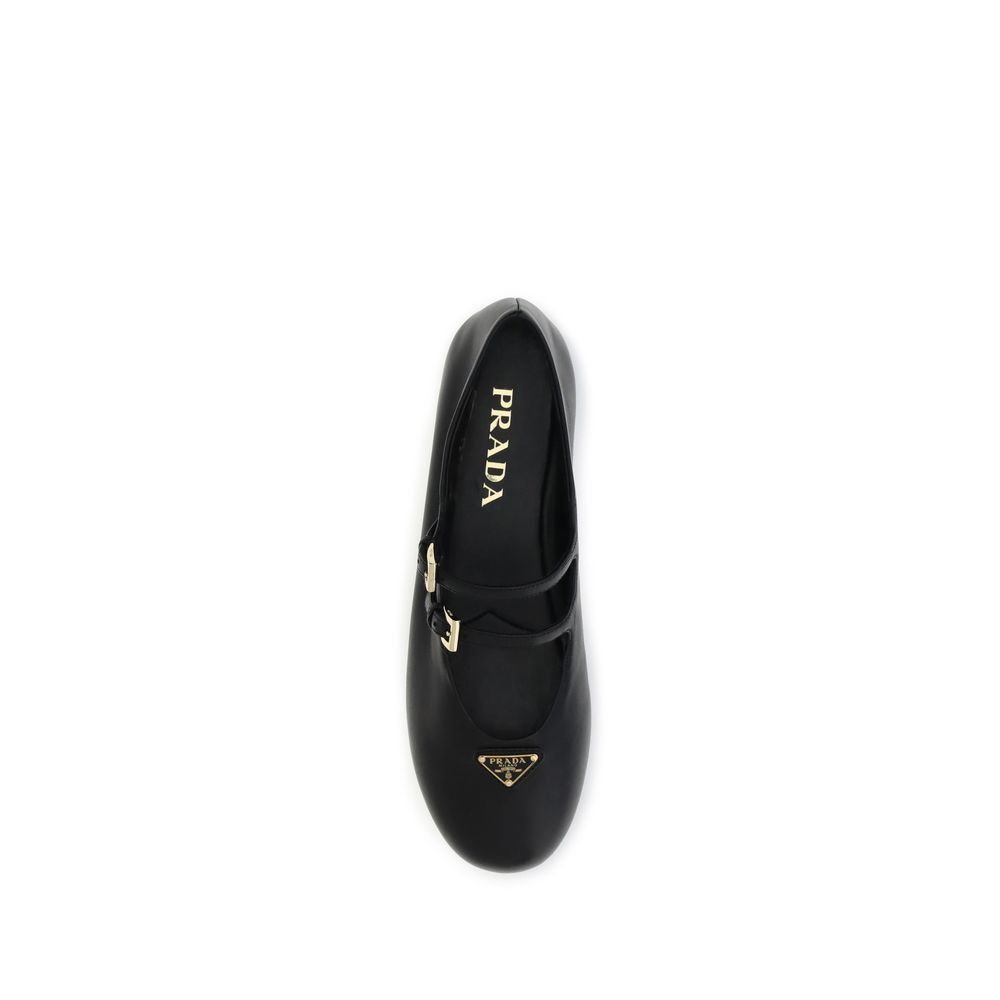 Prada Leder Ballerinas