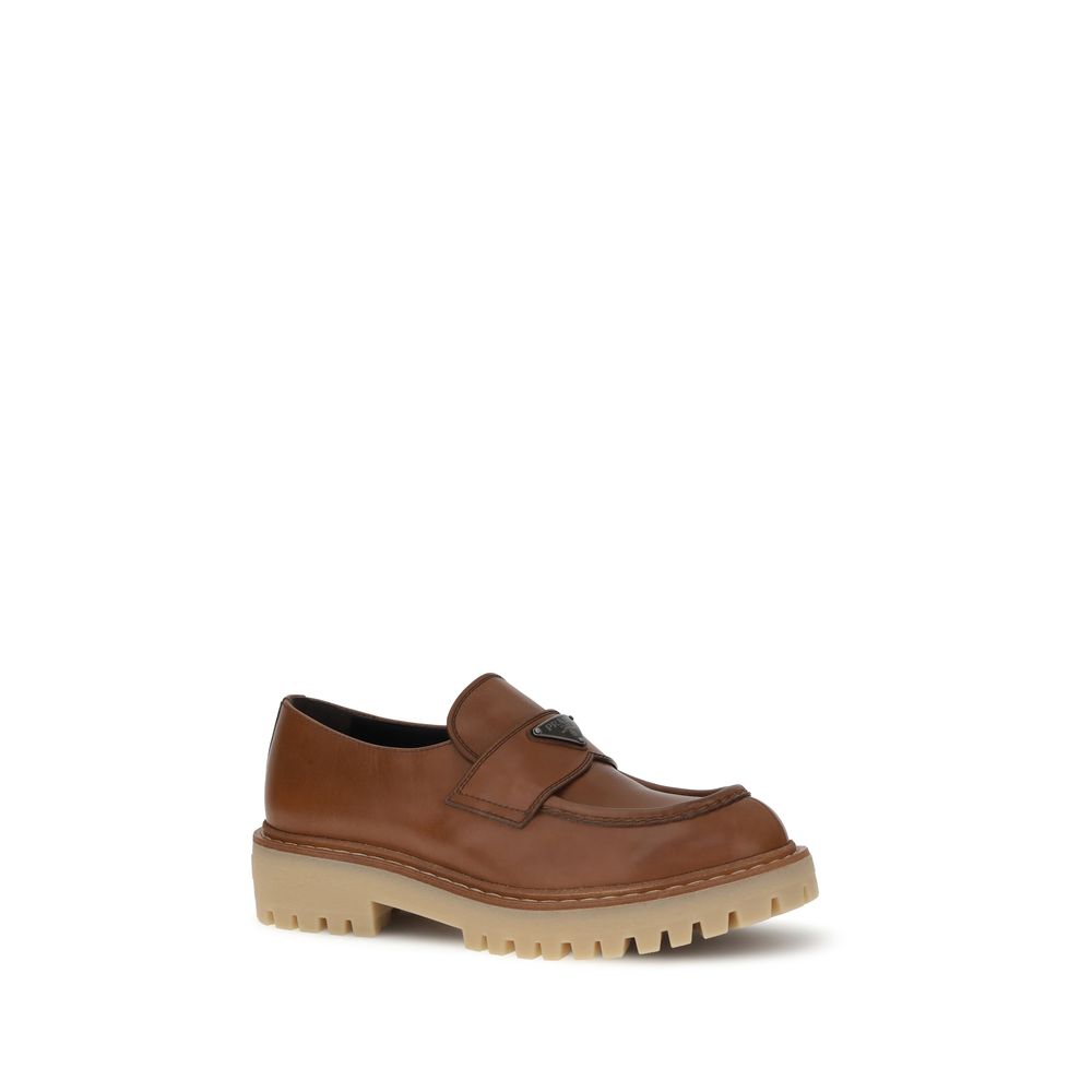 Prada Leder-Halbschuhe