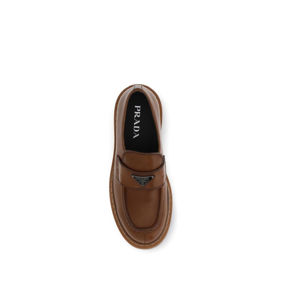 Prada Leder-Halbschuhe