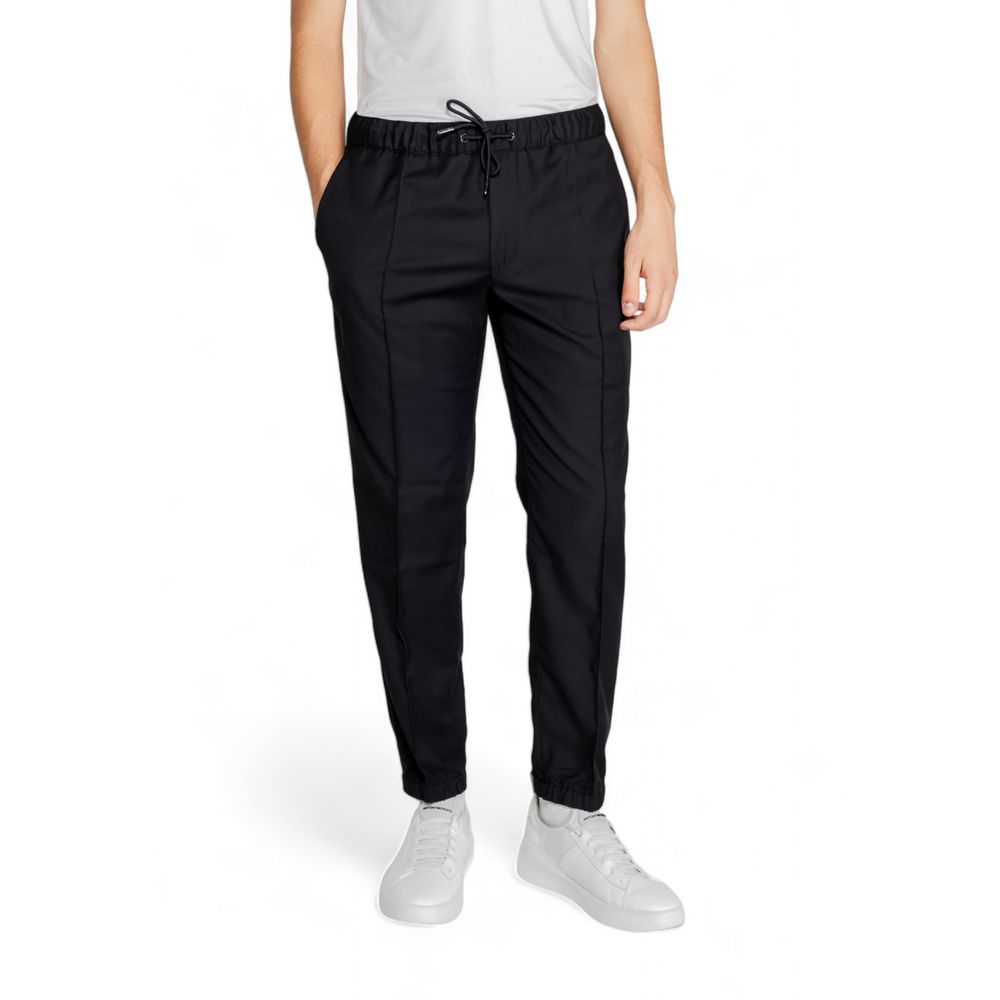 Armani Exchange Schwarze Polyester-Hose