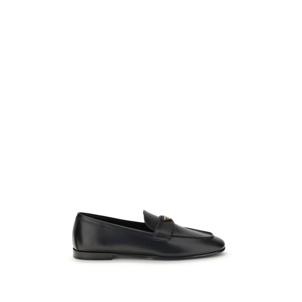 Prada Leder-Halbschuhe