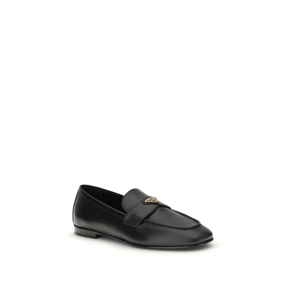 Prada Leder-Halbschuhe