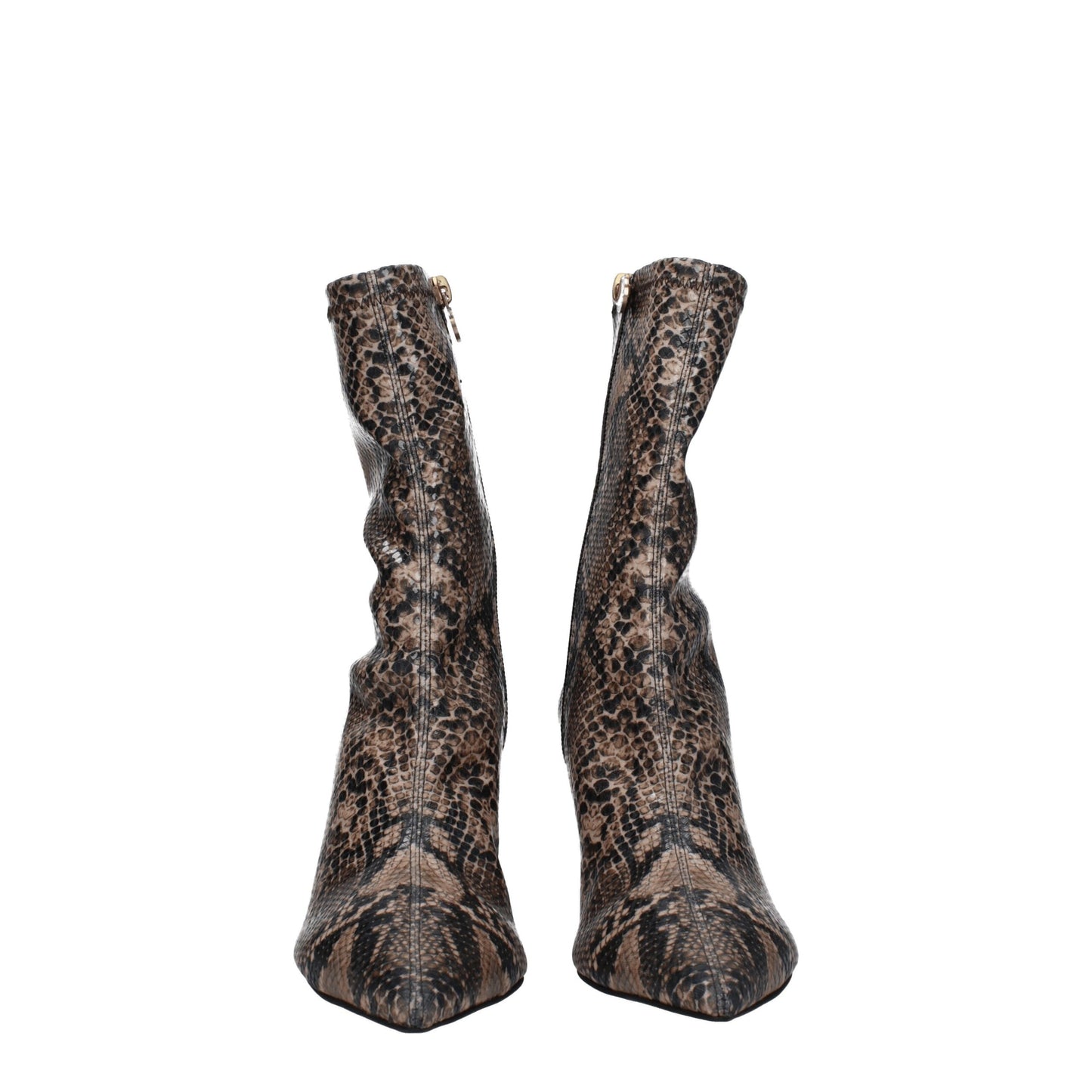 Stella McCartney Braune Lederstiefeletten
