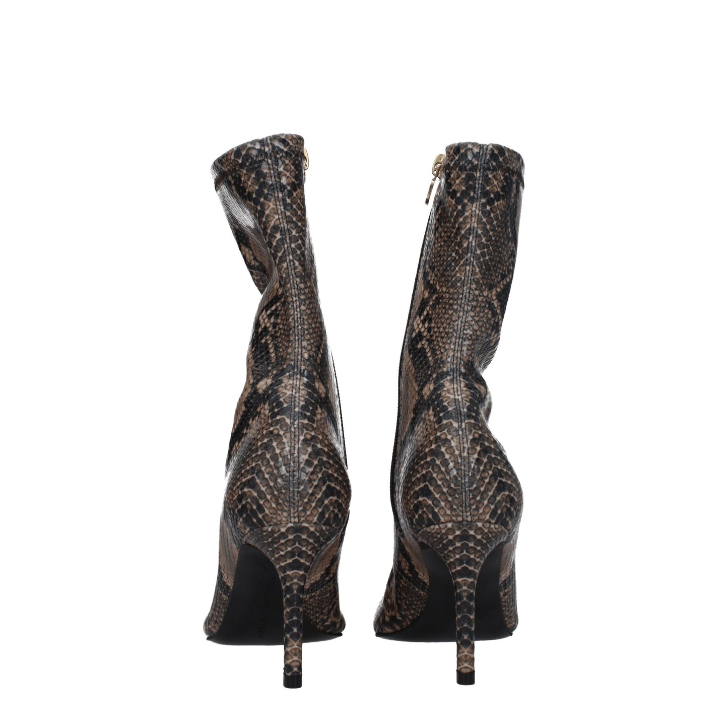 Stella McCartney Braune Lederstiefeletten