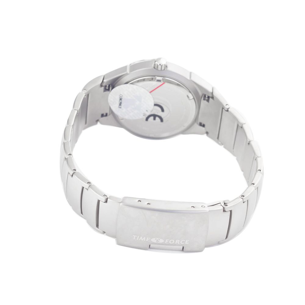 Time Force Silberne Uhr aus Edelstahl