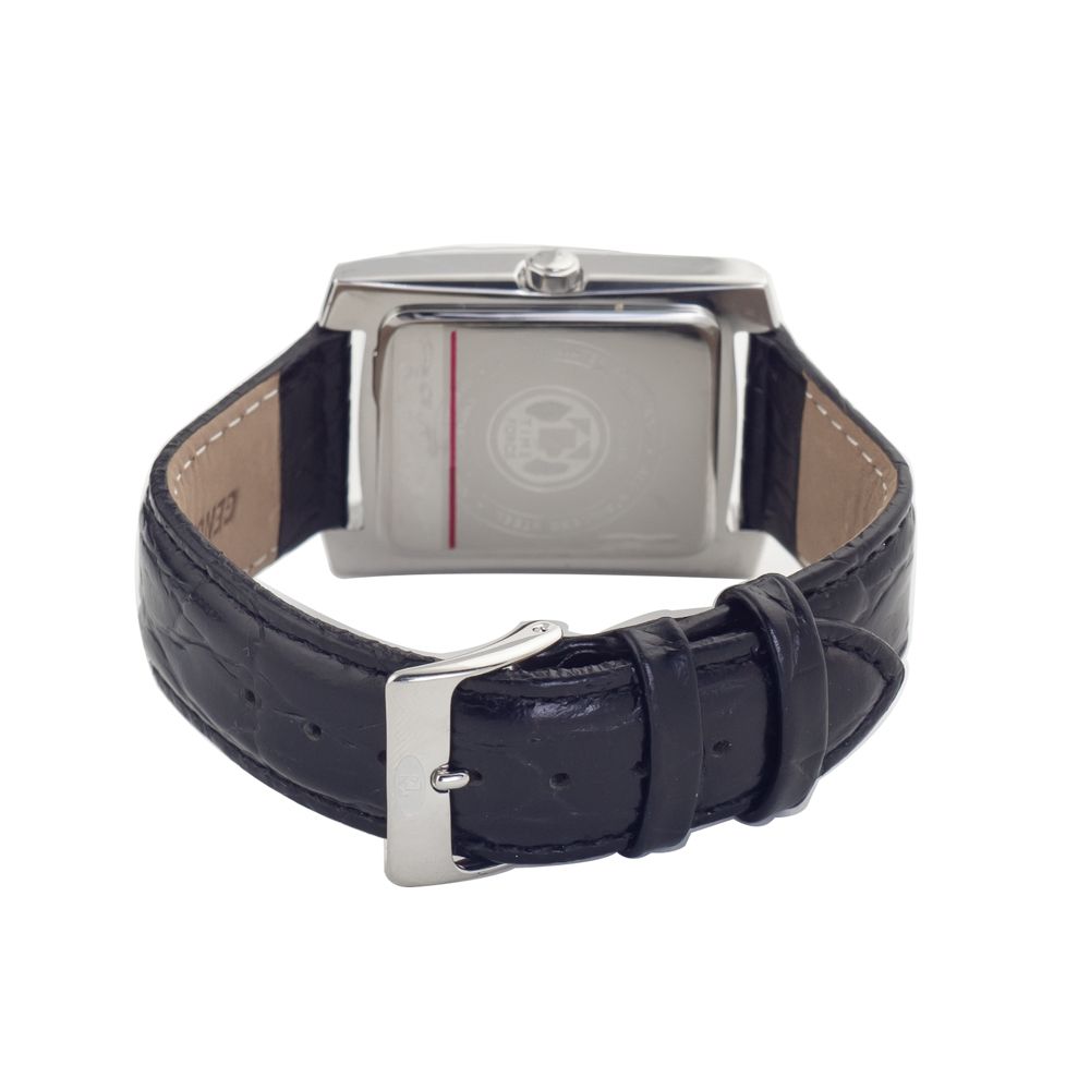 Time Force Schwarze Lederuhr