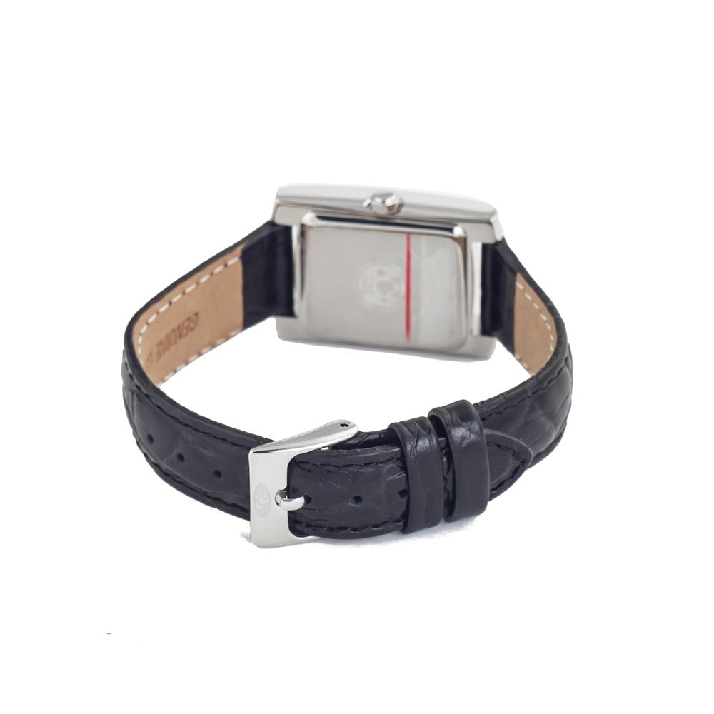 Time Force Schwarze Lederuhr