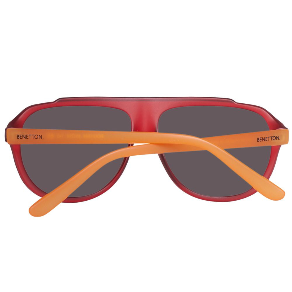 Benetton Rote Injektionssonnenbrille