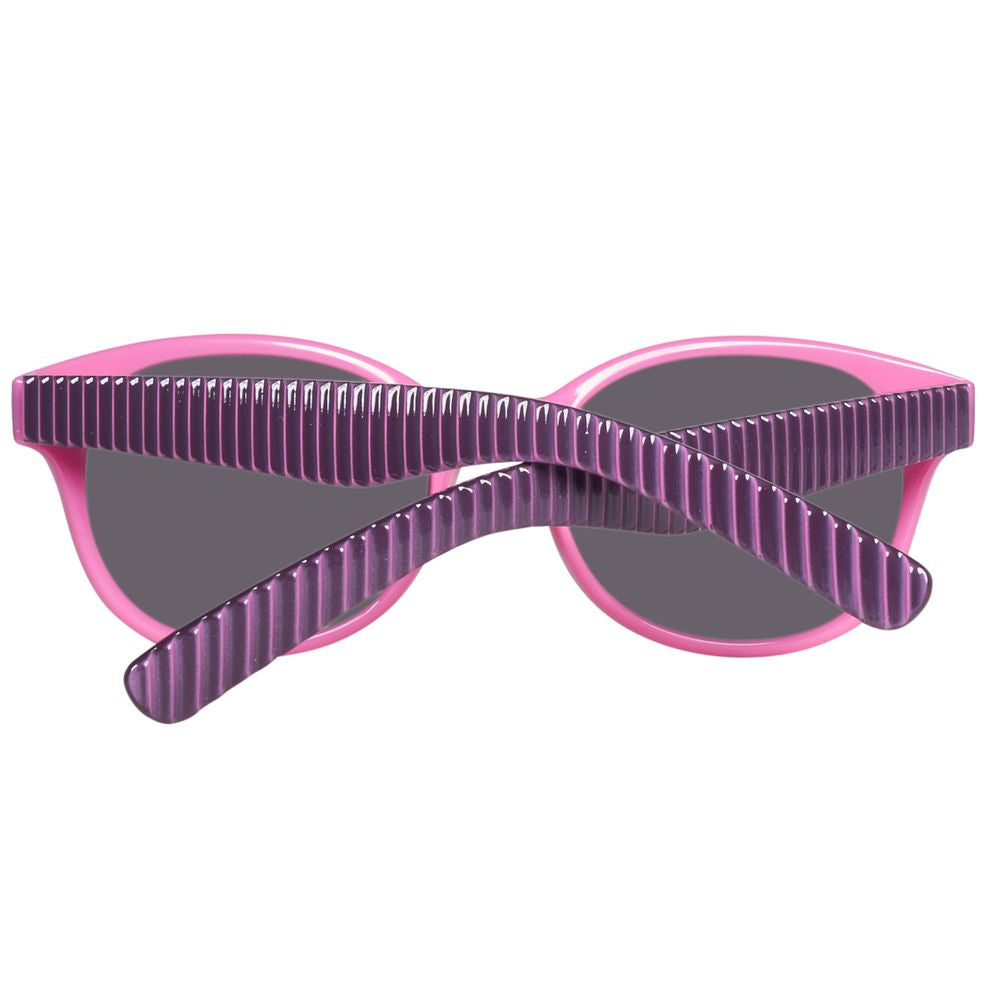 Benetton Lila gespritzte Sonnenbrille