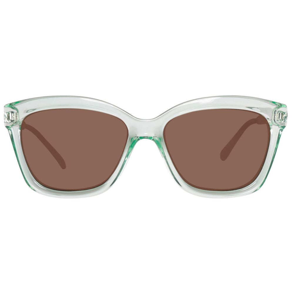 Benetton Grüne Kunstharz-Sonnenbrille
