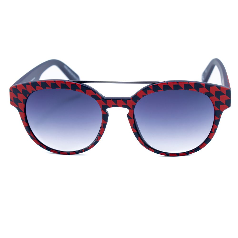Italia Independent Rote Acetat-Sonnenbrille