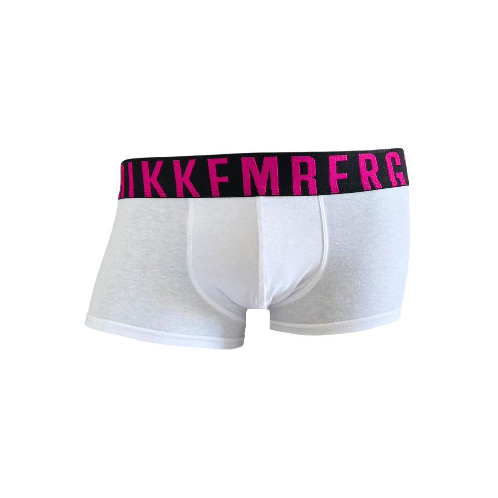 Bikkembergs Herren Boxer aus weißer Baumwolle