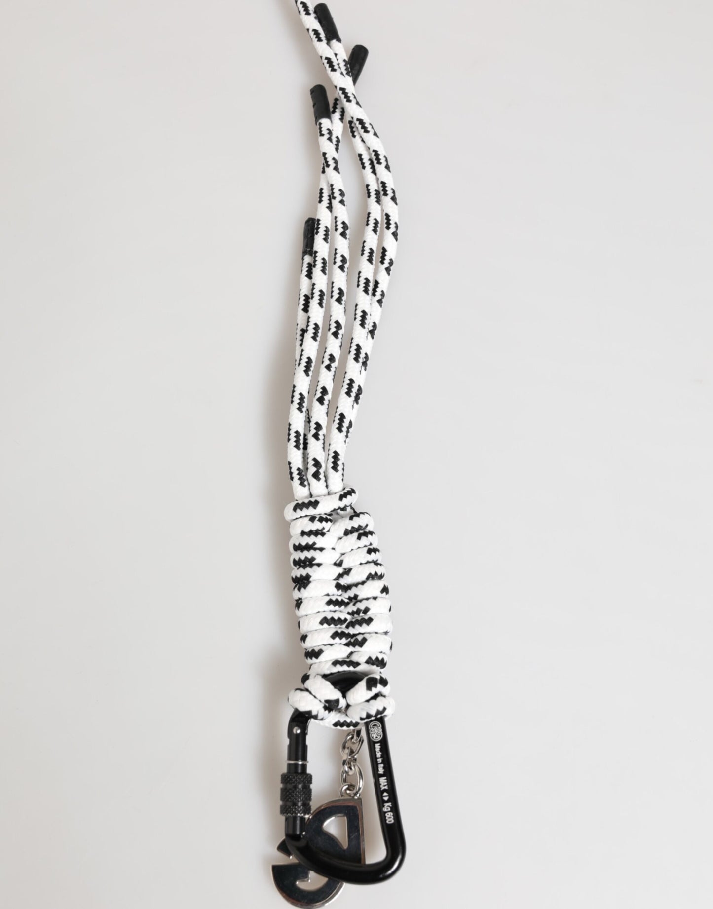 Dolce & Gabbana Multicolor Polyester Tape String DG Logo Schlüsselanhänger Schlüsselanhänger