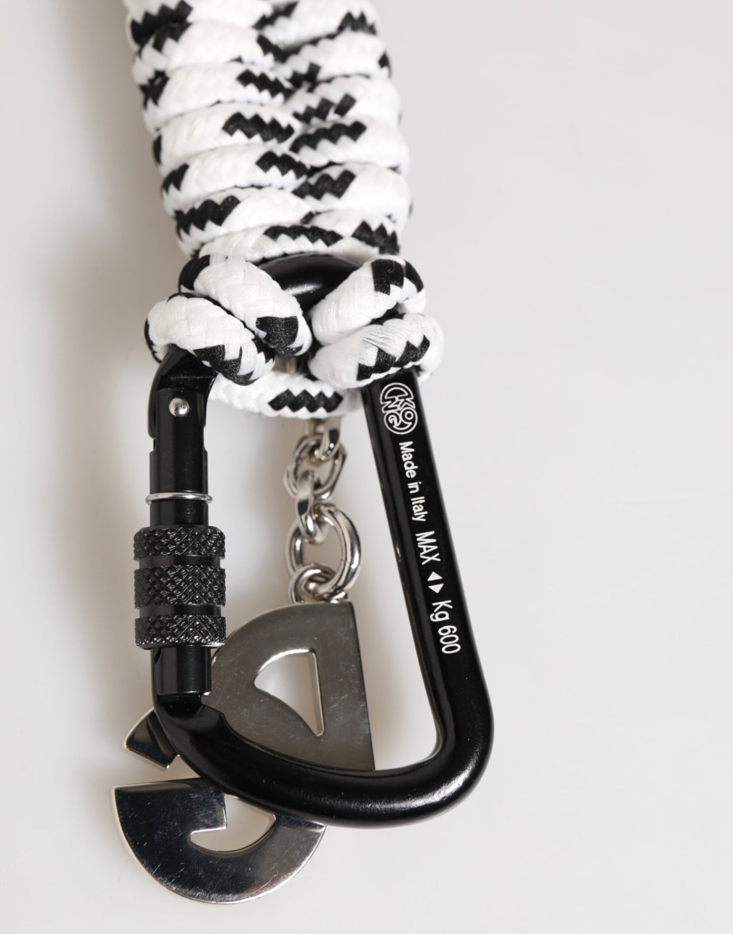Dolce & Gabbana Multicolor Polyester Tape String DG Logo Schlüsselanhänger Schlüsselanhänger
