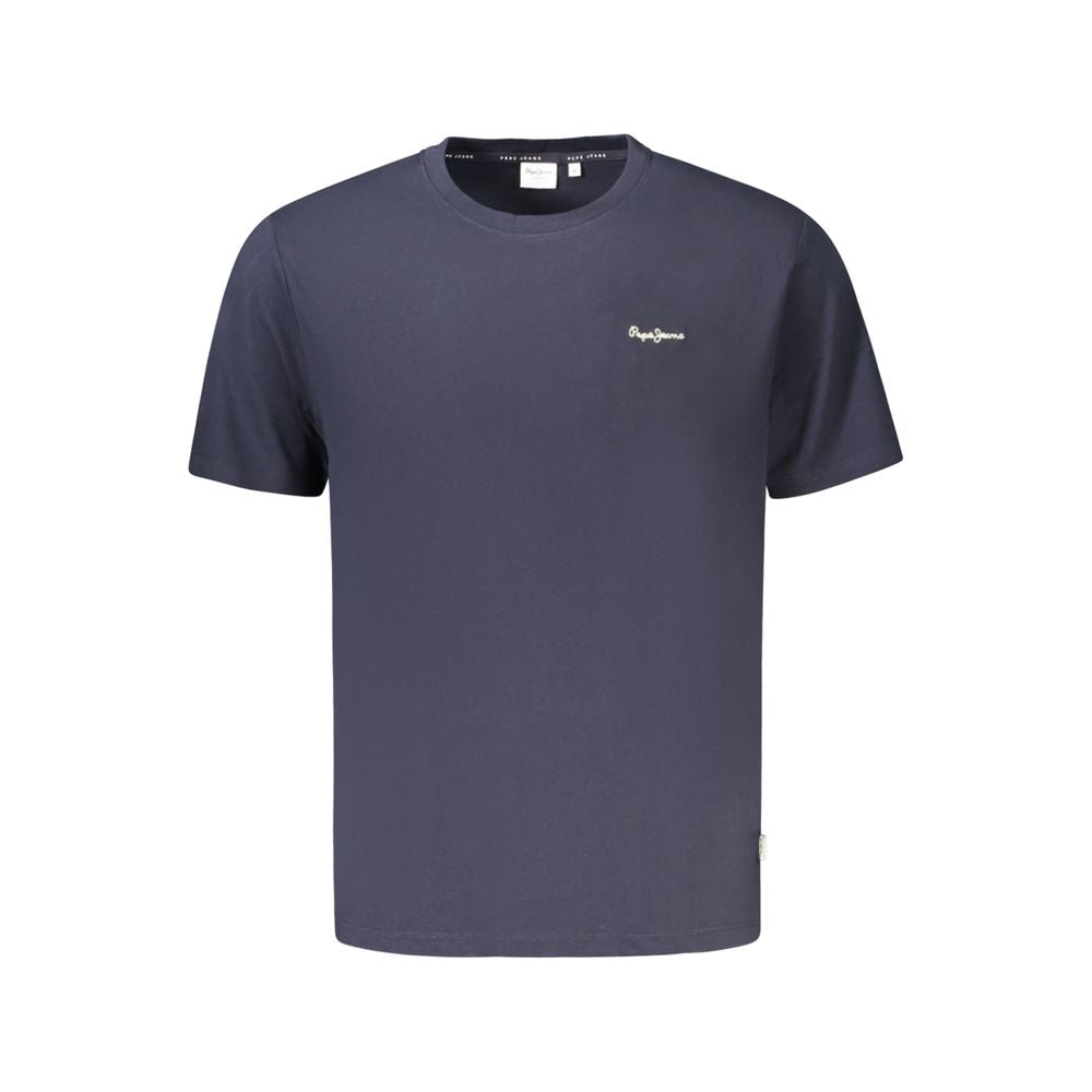 Pepe Jeans Blaues Bio-Baumwoll-T-Shirt für Männer