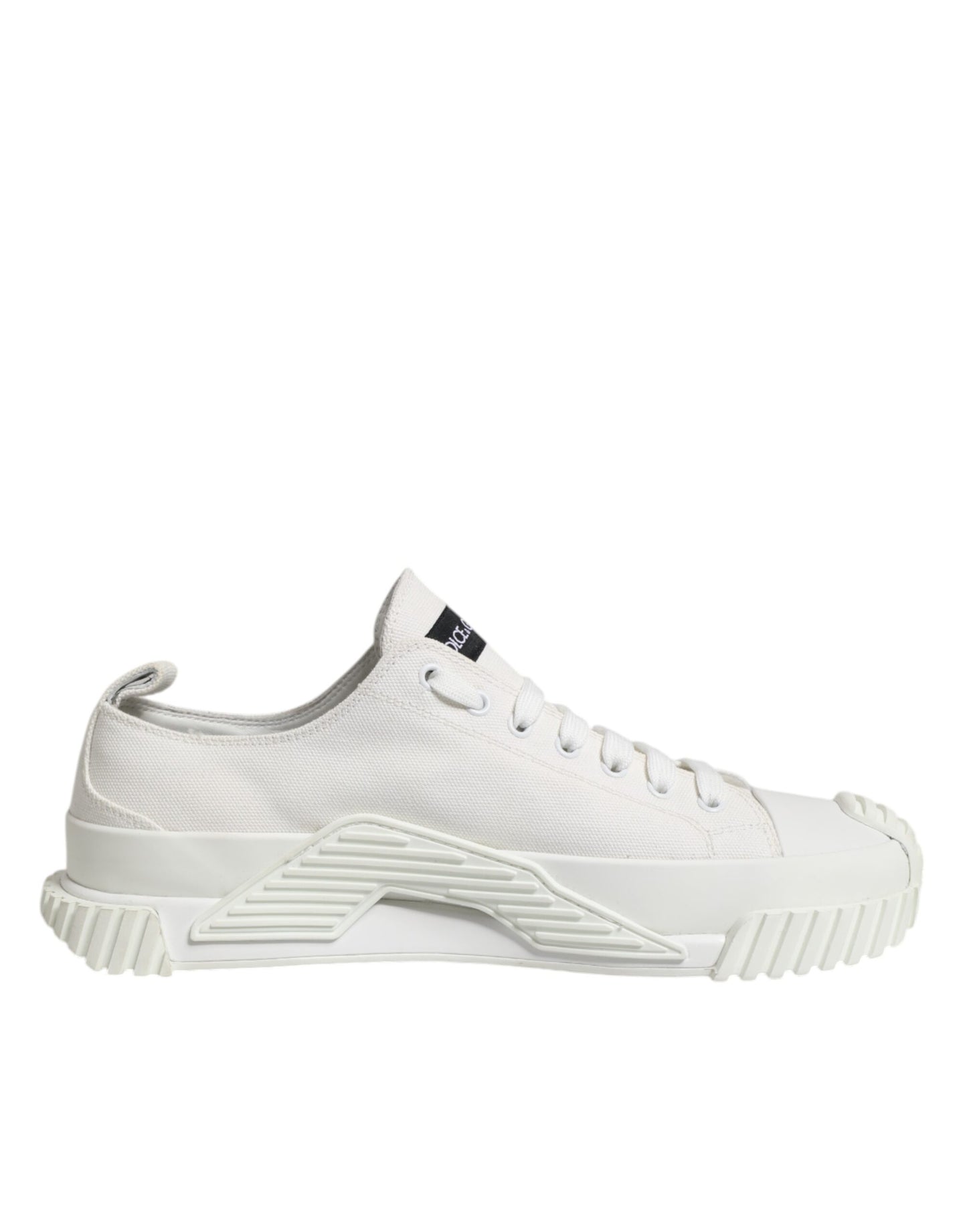 Dolce & Gabbana Weiß Logo Graffiti Low Top Turnschuhe Schuhe