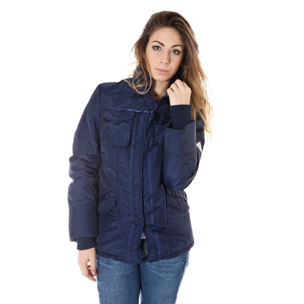 ENRICO COVERI Blaue Nylonjacken &