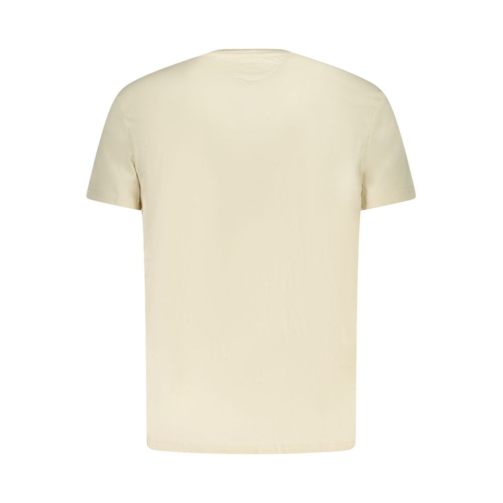 Tommy Hilfiger Beige Baumwolle Männer T-Shirt