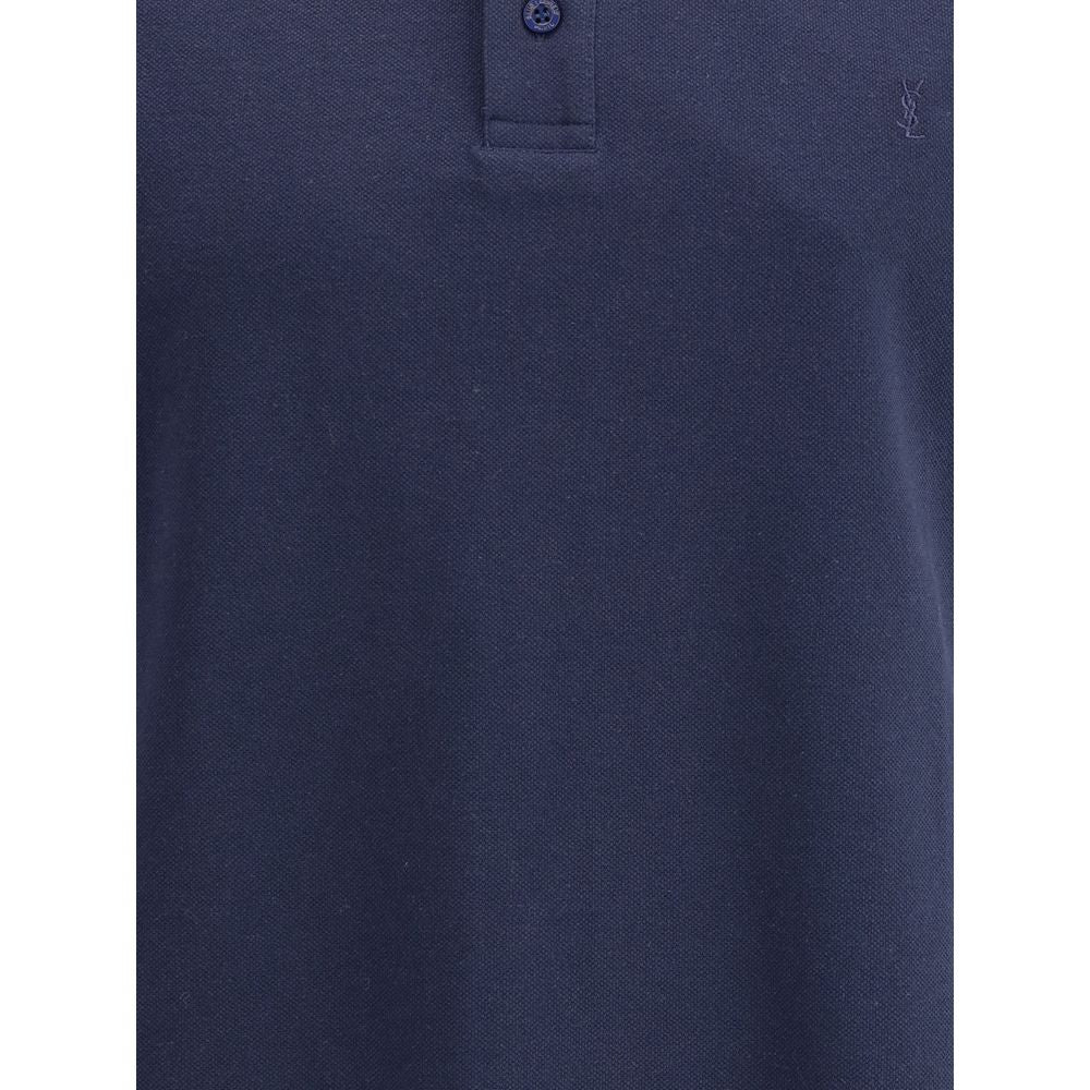 Saint Laurent Cassandre Poloshirt aus Baumwolle