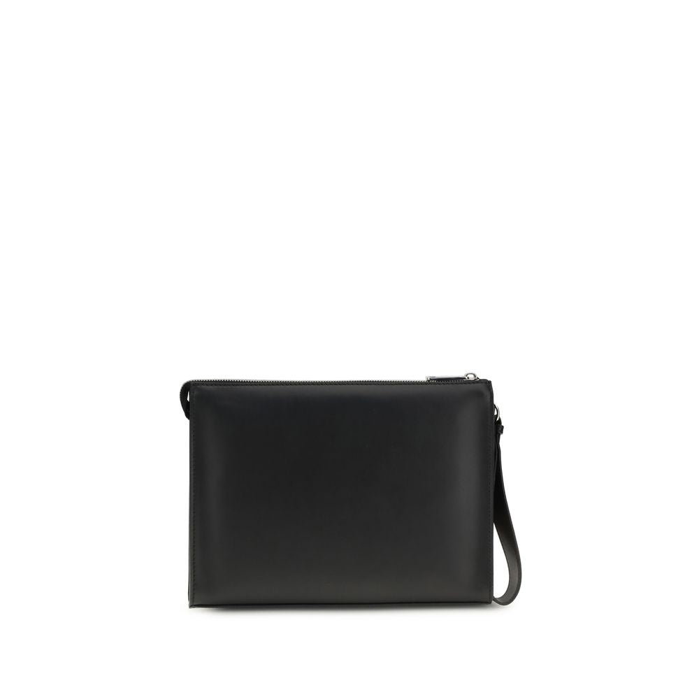 Fendi Leder FF Leinwand Tasche