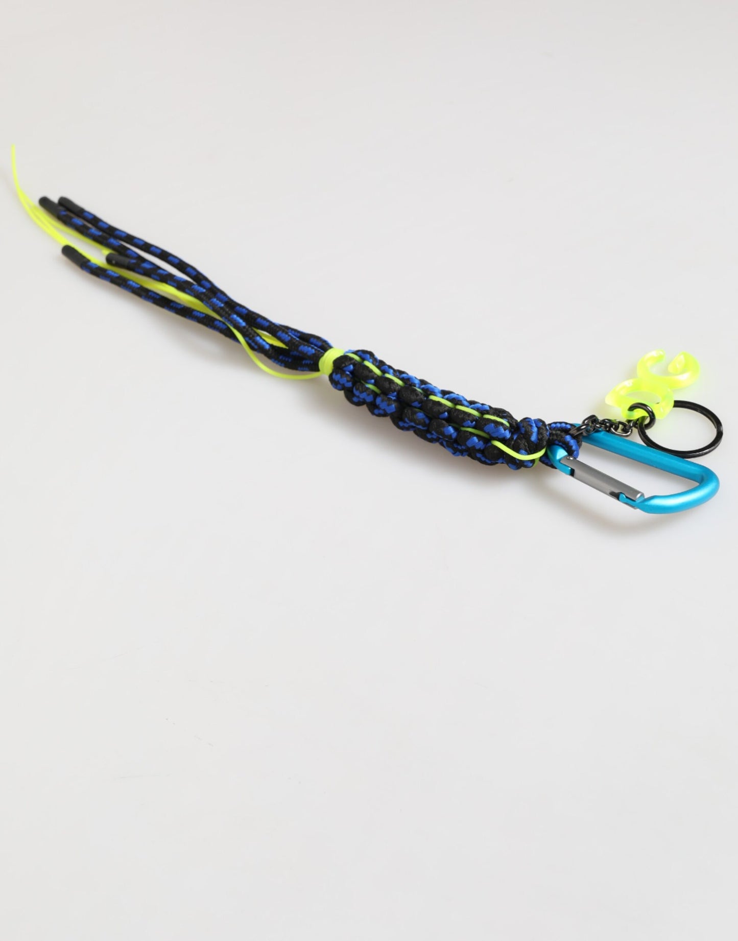 Dolce & Gabbana Multicolor Lederband String DG Logo Schlüsselanhänger Schlüsselring