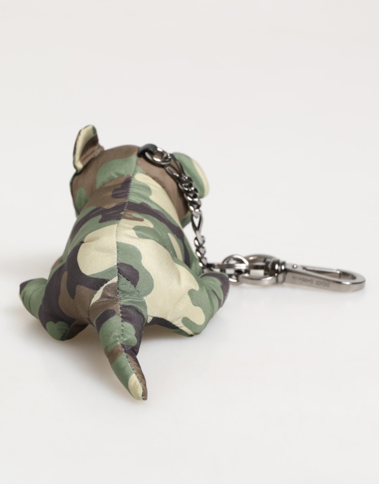 Dolce & Gabbana Camouflage Multicolor Tier Silhouette Schlüsselanhänger Schlüsselring
