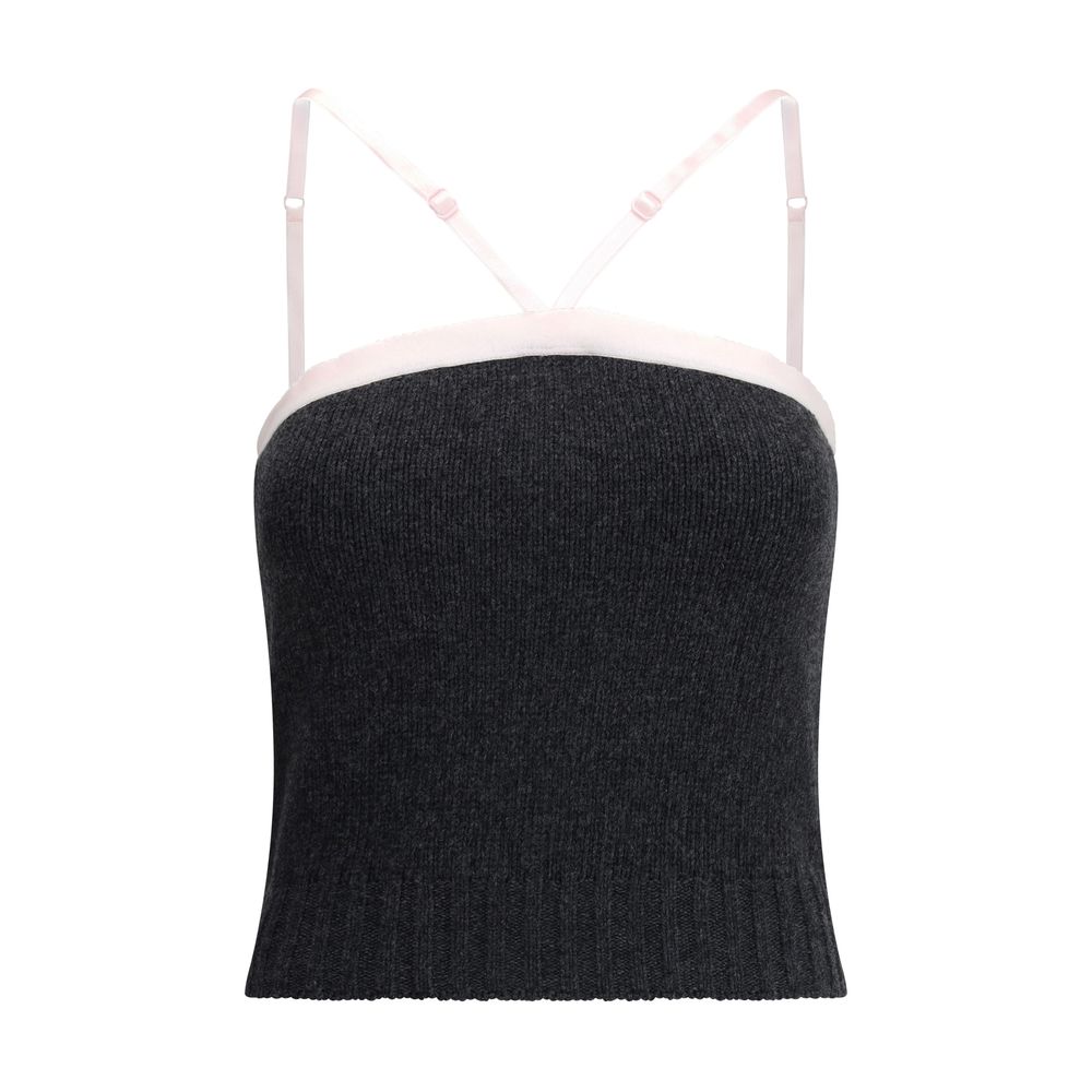 Prada Crop Top aus Schurwolle