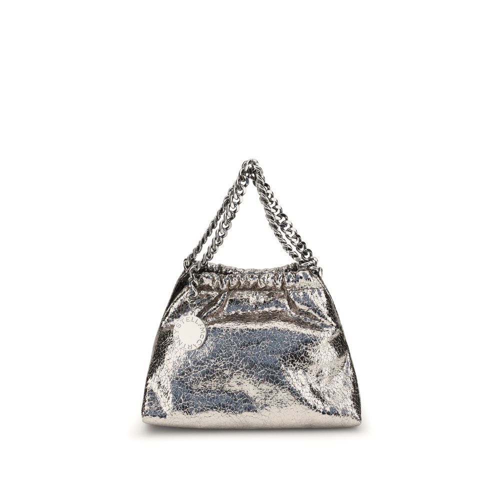 Stella McCartney Falabella-Umhängetasche mit Metallic-Crackle-Effekt