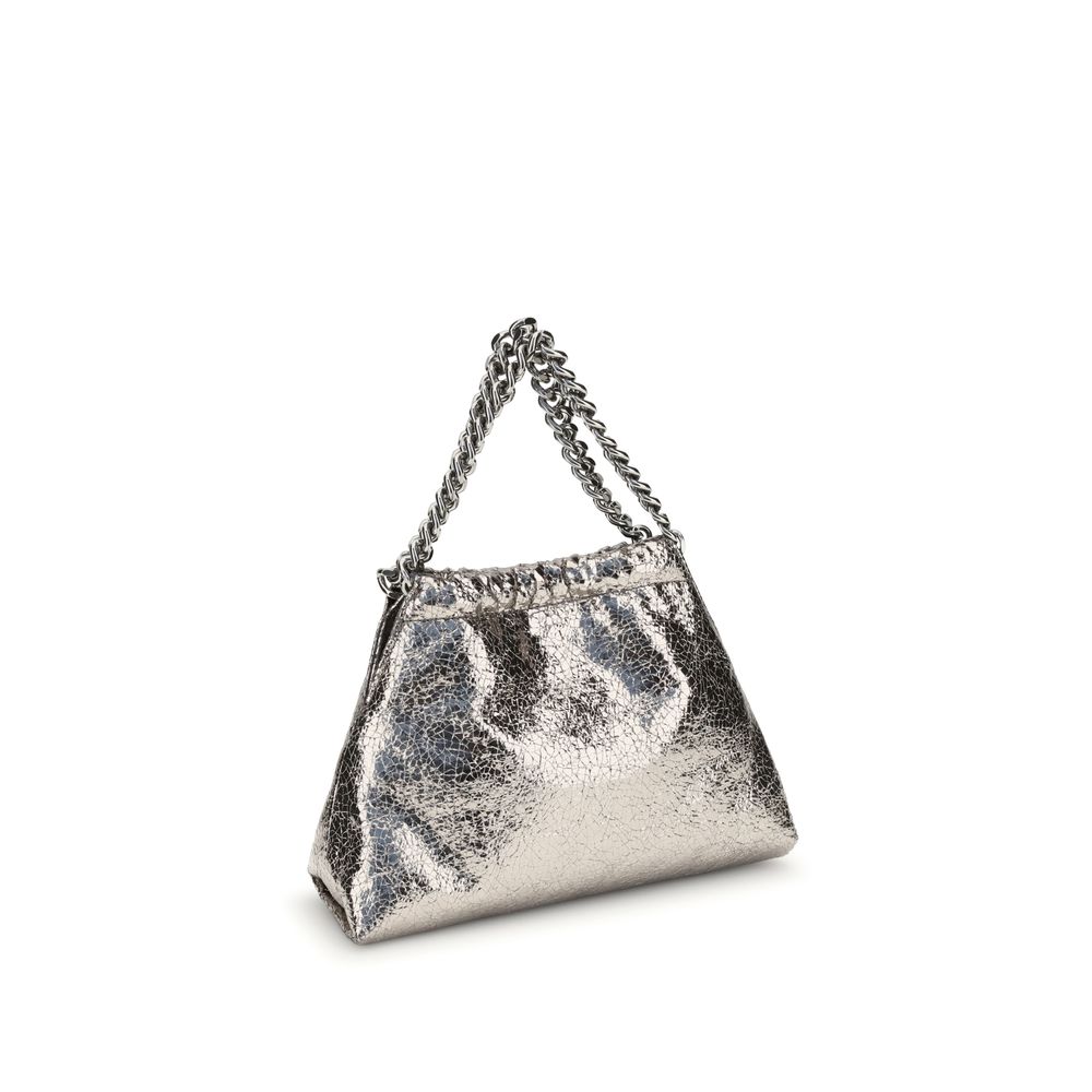 Stella McCartney Falabella-Umhängetasche mit Metallic-Crackle-Effekt