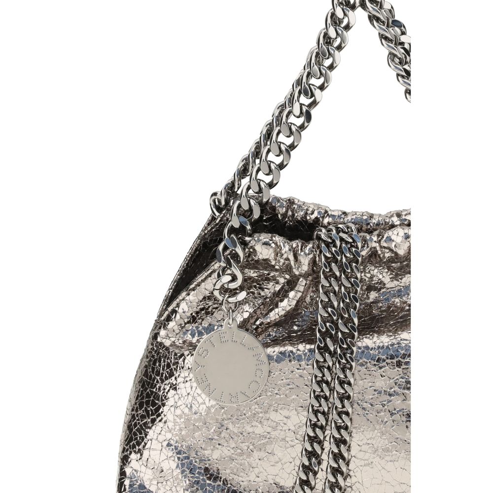 Stella McCartney Falabella-Umhängetasche mit Metallic-Crackle-Effekt